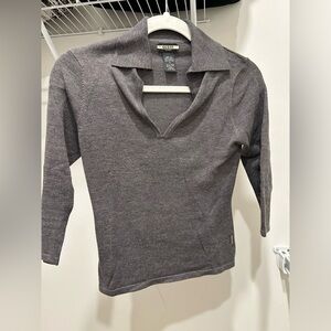 Guess collared knit top